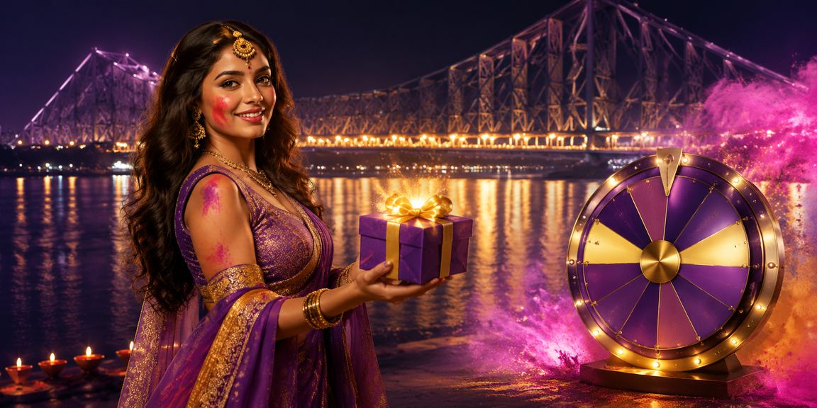 Celebration of Holi festival with responsible gaming awareness in Kolkata